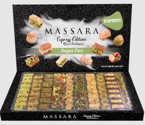 Massara Express Edition Baklava 2.5 lb (Sugar Free) 1 Kg