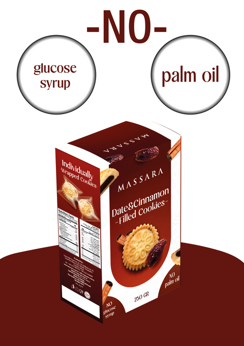 Massara Wrapped Date Cinnamon Cookies 250 g