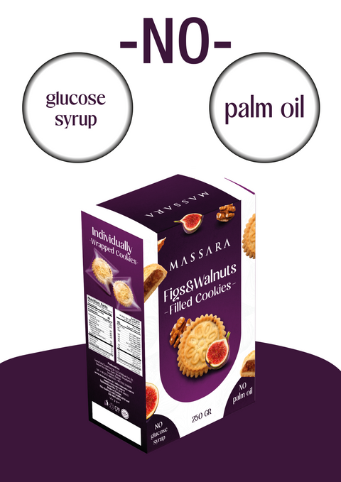 Massara Wrapped Figs &Walnuts Filled Cookies 250 g