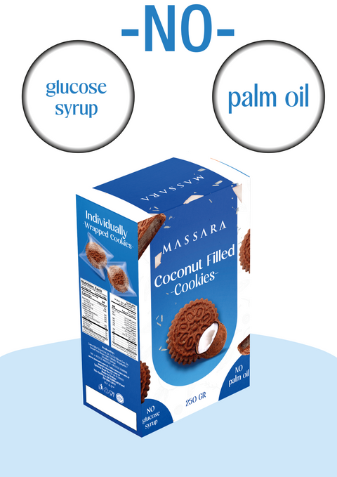 Massara Wrapped Coconut Filled Cookies 250 g