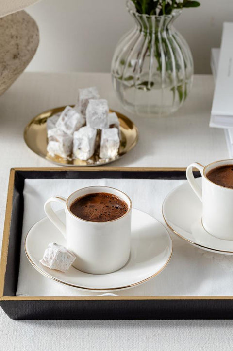 Porser Lumina Gold Pure Coffee Set 4 Pieces