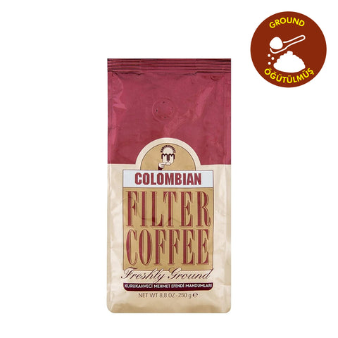 Kurukahveci Mehmet Efendi Columbian Filter Coffee Ground 250 Gr