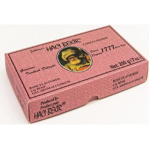 Hacı Bekir Rose Flavored Turkish Delight - 200g (7oz)
