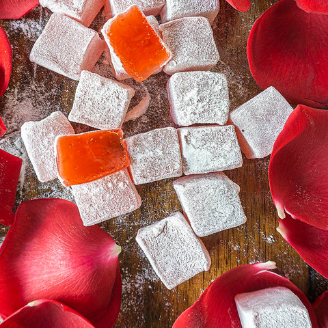 Hacı Bekir Rose-Flavored Turkish Delight in Kraft Box, 125g