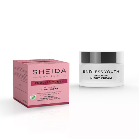 Sheida Endless Youth Yaşlanma Karşıtı Gece Kremi 50 ml - Normal & Karma Ciltler
