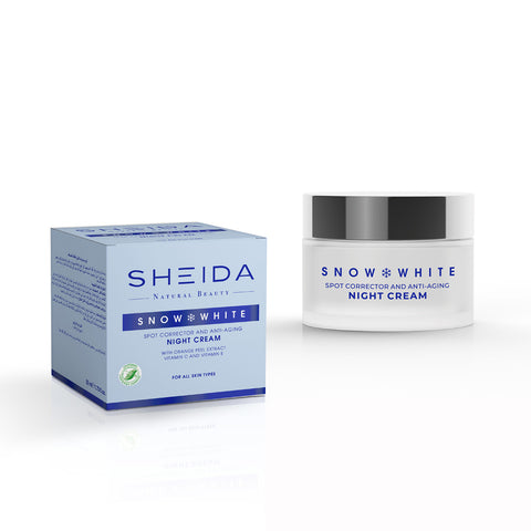 Sheida Snow Whıte Spot Corrector And Anti-Age Night Cream 50ml