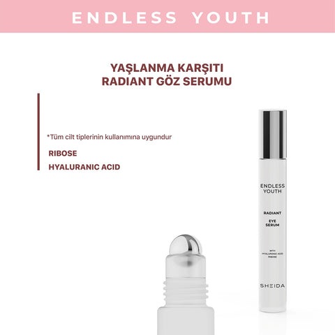 Sheida Endless Youth Yaşlanma Karşıtı Radiant Göz Serumu 15 ml
