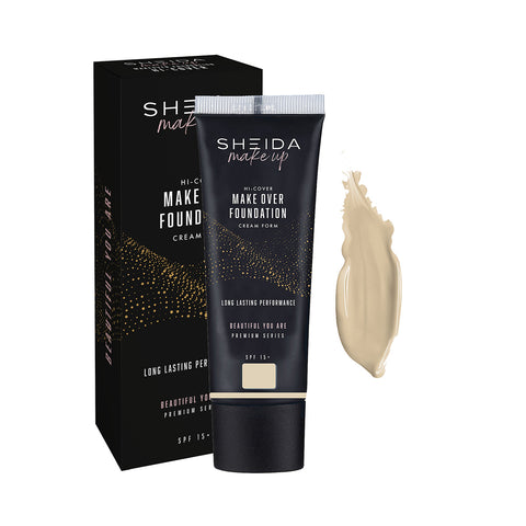 Sheida Make Over Foundation Cream Form 50ML No:10