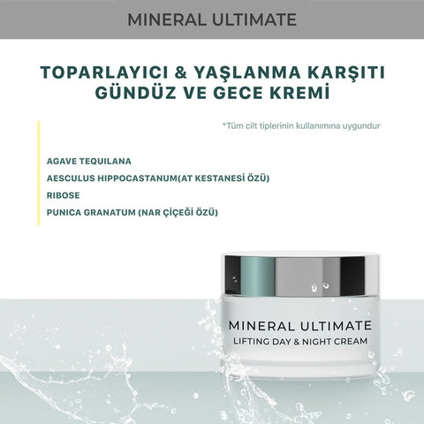 Sheida Mineral Ultimate Toparlayıcı Ve Yaşlanma Karşıtı Gündüz Ve Gece Kremi 50 ml
