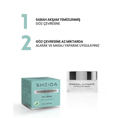 Sheida Mineral Ultimate Toparlayıcı Göz Kremi 20 ml