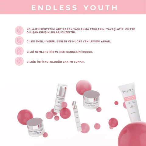 Sheida Endless Youth Yaşlanma Karşıtı Ekstra Zenginleştirilmiş Gece Kremi 50 ml - Kuru & Hassas Ciltler