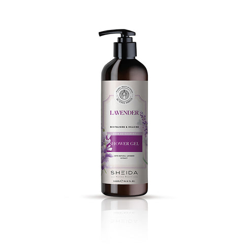 Sheida Actıve Shıne Revitalizing & Relaxing Shower Gel With Lavender 500ML