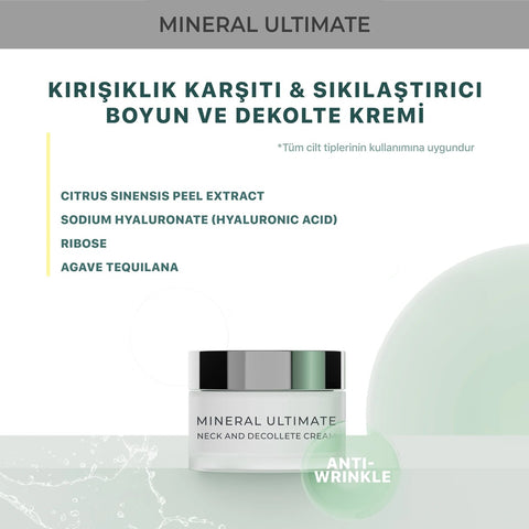 Sheida Mineral Ultimate Anti-Wrinkle & Firming Neck and Decollete Cream 60ml