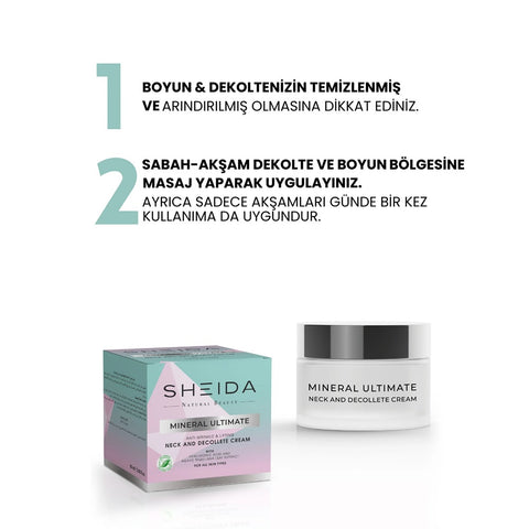 Sheida Mineral Ultimate Anti-Wrinkle & Firming Neck and Decollete Cream 60ml