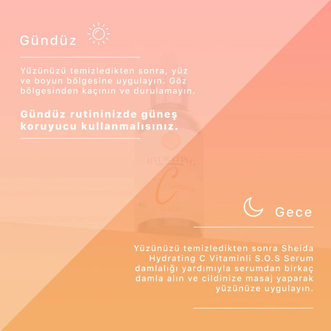 Sheida Hydrating C Vitaminli Konsantre Serum 30 ml