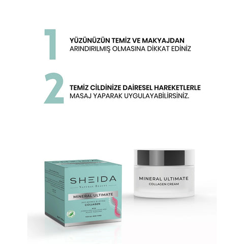 Sheida Mineral Ultimate Toparlayıcı Kolajen Krem 60ml