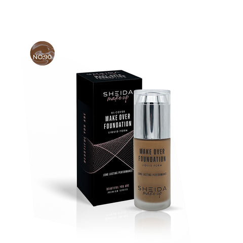 Sheida Make Over Foundation Liquid Form 40ML No:90