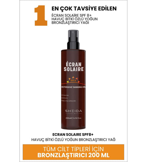 Sheida Écran Solaire Intensive Tanning Oil SPF 8 200 ml