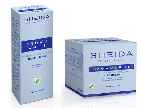 Sheida Snow White Anti-Stain Hand and Face Care Set