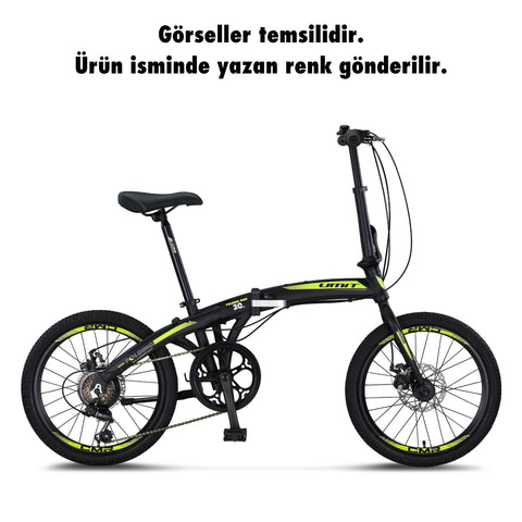 Ümit Bisiklet 2037 FOLDING 2D 6-speed City Bike, 20 in