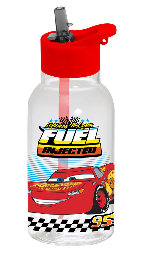 Cars The Power Fuel 460ML Licensed Self-Contained Straw Water Bottle