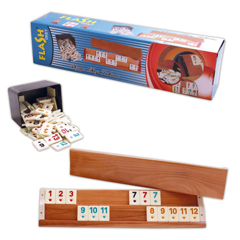 Star Flash Wooden Rummikub  Set