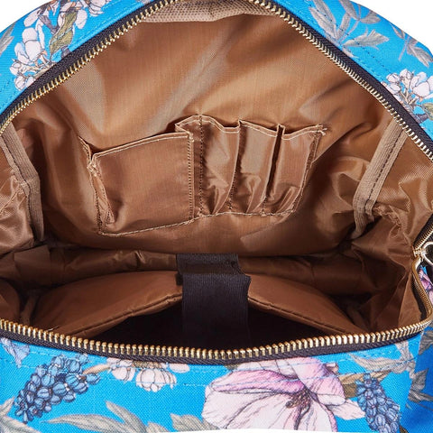 Bloominbag Blue Cherry Blossom Floral Pattern 13-14 inch Women's Backpack Laptop / Macbook Bag