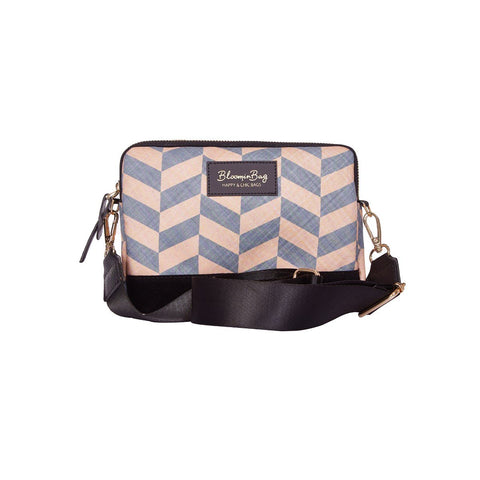 Bloominbag Smokey Chevron Crossbody Bag