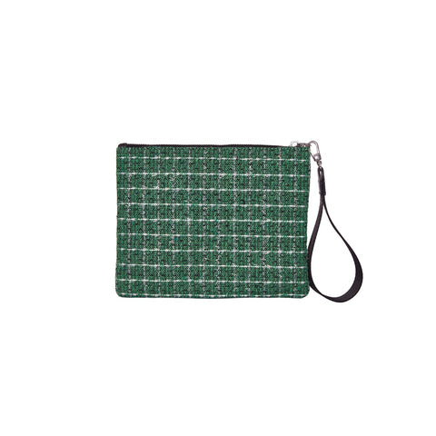 Bloominbag Shepherd Tweed Clutch Bag
