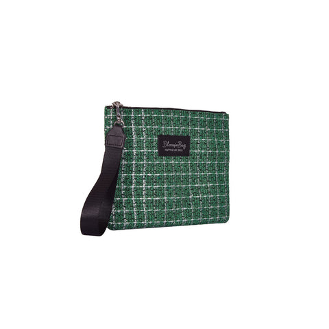 Bloominbag Shepherd Tweed Clutch Bag