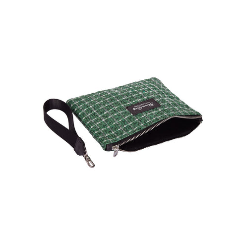 Bloominbag Shepherd Tweed Clutch Bag