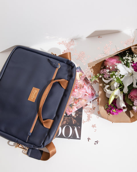 Bloominbag Navy 15.6 inch Laptop / Macbook Bag