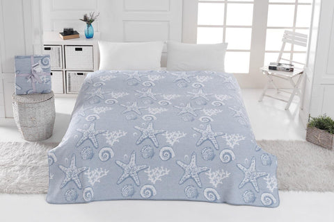 Dinarsu Double Cotton Blanket Sandy
