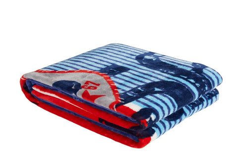 Aksu Single Mink Blanket Teenage Navy Blue