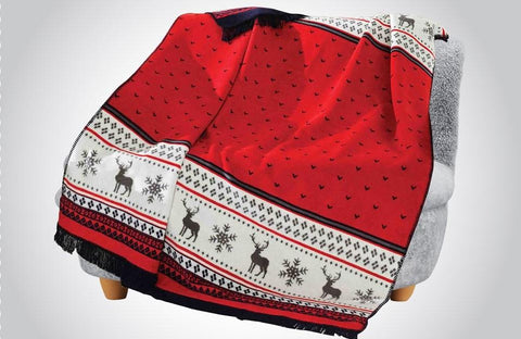 Dolce Bonita Home Single Cotton Blanket 150X200 Carmelo Navy Blue