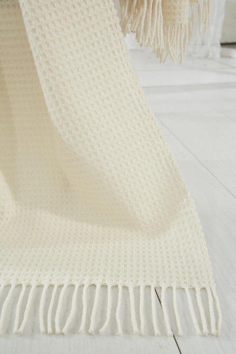 Dolce Bonita Home Wool TV Blanket 130x170 Nude