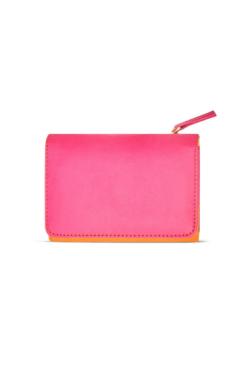 Case Look Women's Pink Coin Compartment Wallet Fiona 04