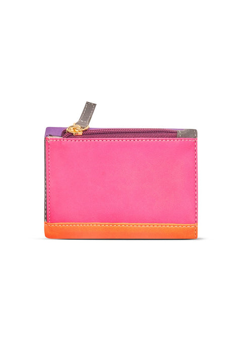 Case Look Women's Purple Coin Compartment Wallet Fiona 01