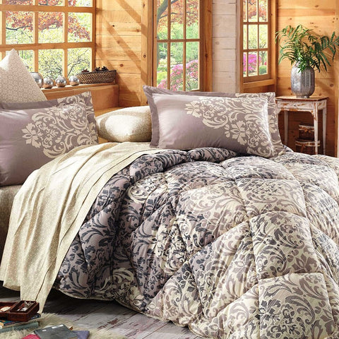 Hobby Serenity Gray - Poplin Double Sleeping Set