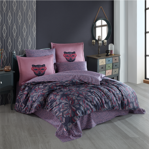 Hobby Caprice Pink - Double Satin Duvet Cover Set