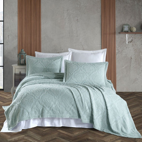 Hobby Hera Bedspread - Royal Green