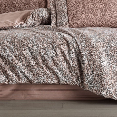 Hobby Silvana Brown - Poplin Double Duvet Cover Set