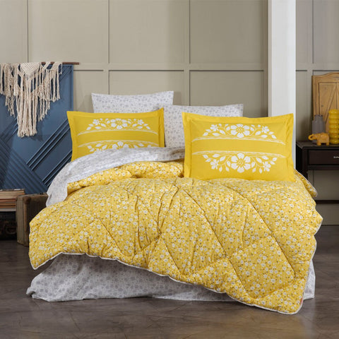 Hobby Sofia Yellow - Poplin Double Sleep Set