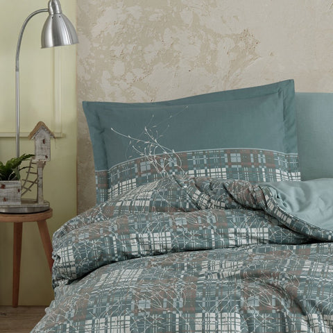 Hobby Lucia Green - Poplin Studio Single Duvet Cover Set