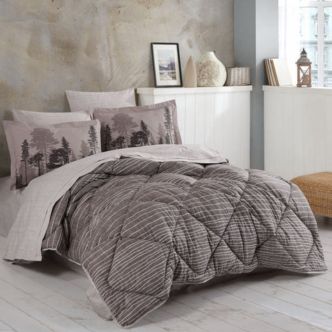 Hobby Tully Brown - Poplin Double Sleeping Set