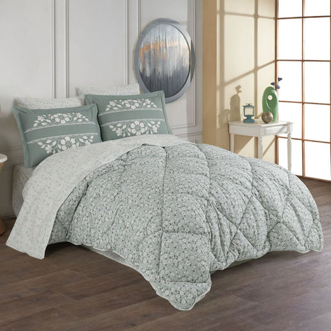 Hobby Sofia Green - Poplin Double Sleeping Set