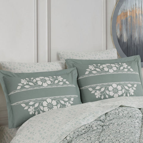 Hobby Sofia Green - Poplin Double Sleeping Set