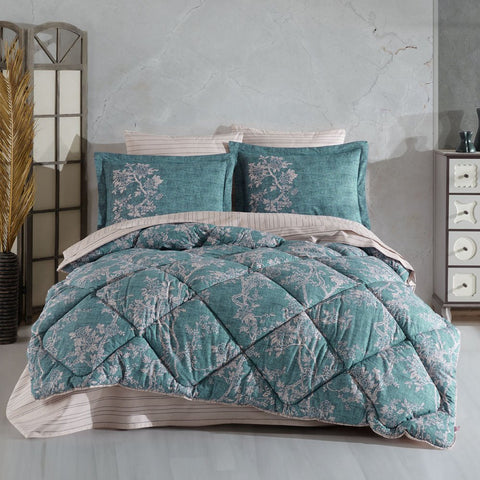 Hobby Dream Turquoise - Poplin Double Sleeping Set