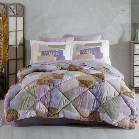 Hobby Bermuda Lila - Poplin Studio Tek Kişilik Uyku Seti