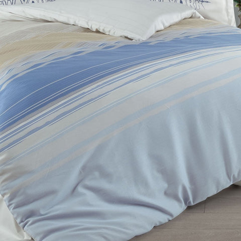 Hobby Aden Mavi - Double Satin Duvet Cover Set